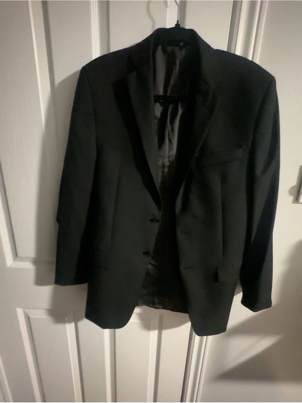 Calvin Klein Men's Black Two-Button Blazer